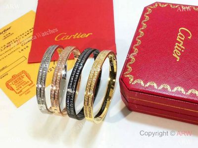 Cartier Double Diamonds Bangle - 2018 New Replica